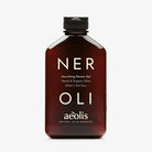 Bottle of aeolis Neroli Shower Gel on a white background